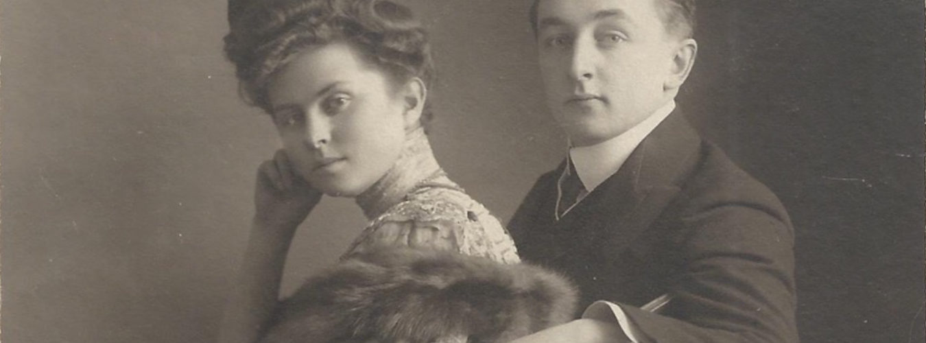 Thomas and Olga de Hartmann, wedding picture 1906